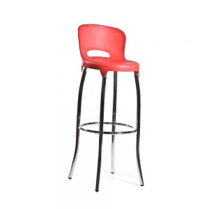 Asteroid-Bar-Stool----Red