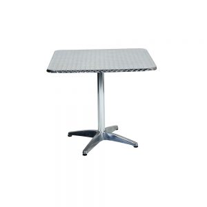 Cafe-Table-Square---Stainless-Steel