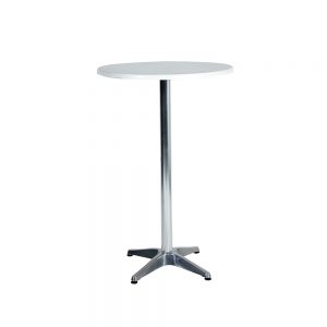 Cocktail-Table---Round---White