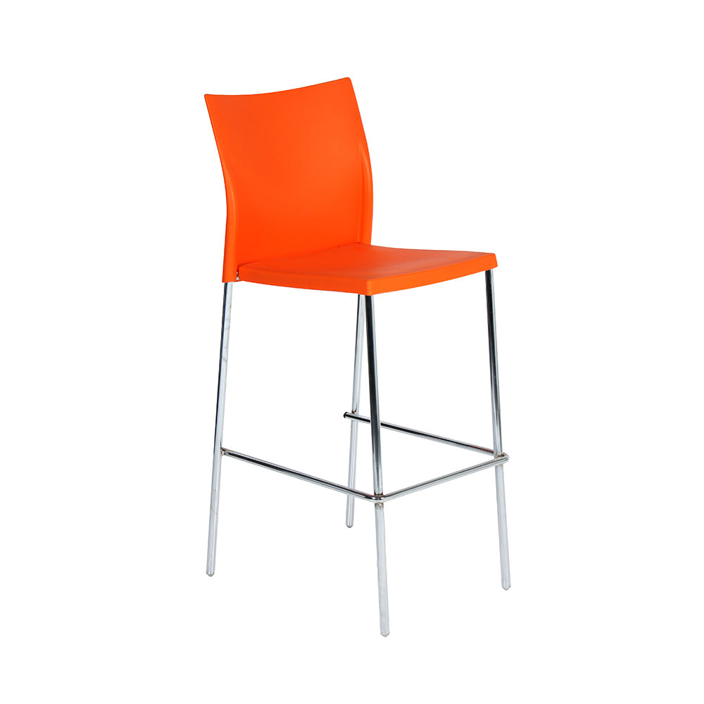Regis Bar Stool Orange Unik Furniture Hire Durban, KwaZuluNatal