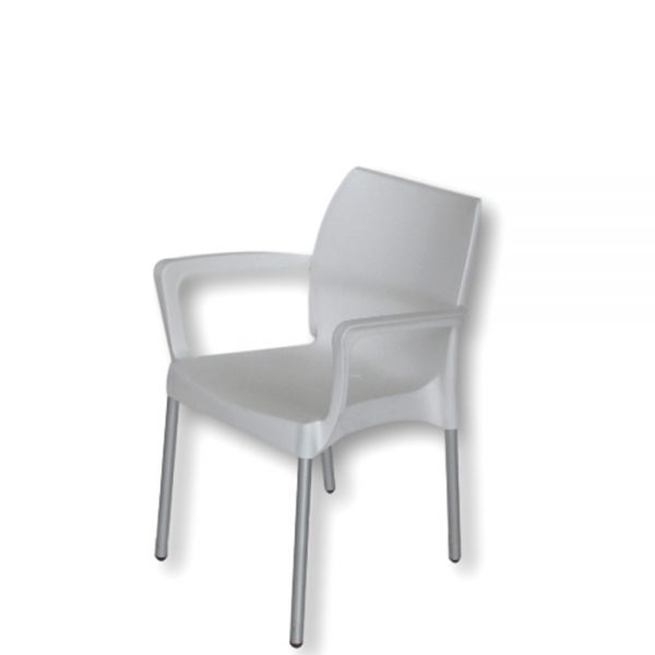 Star-Chair---With-Arms---White