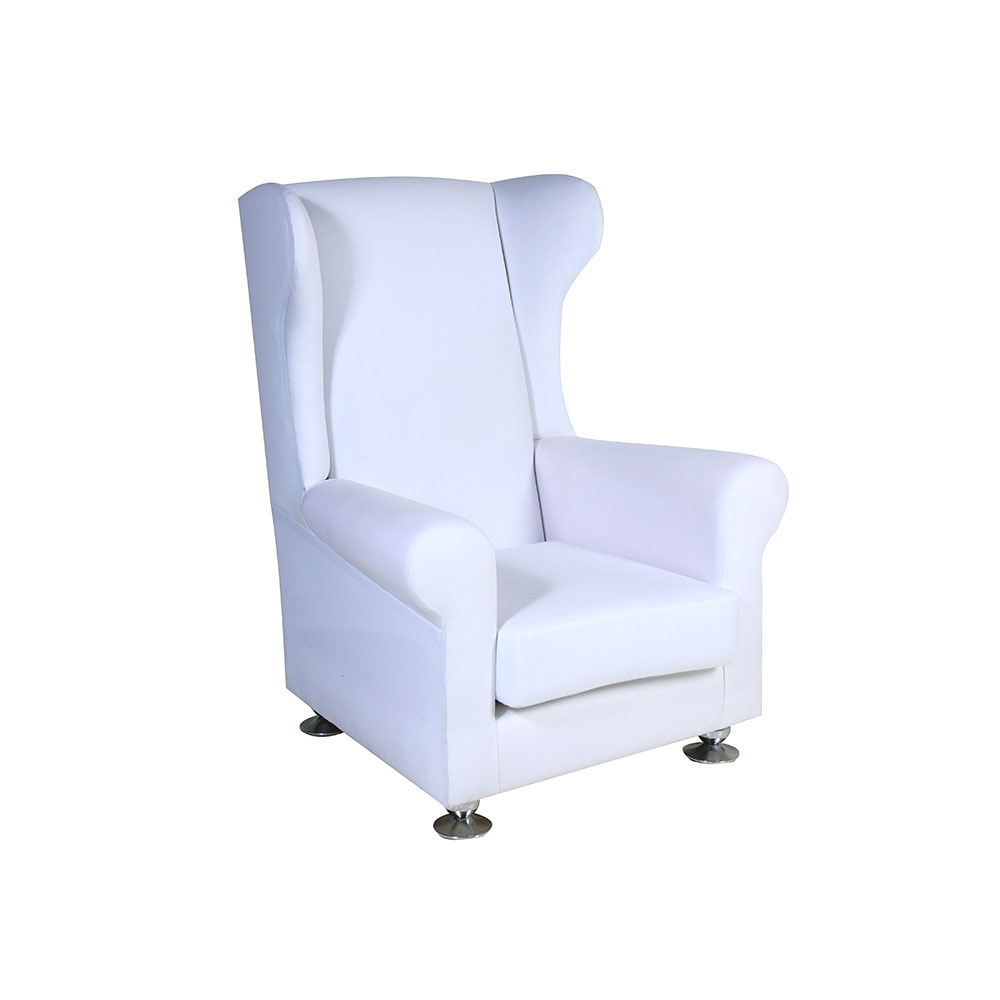 Wingback White Unik Furniture Hire Durban, KwaZuluNatal