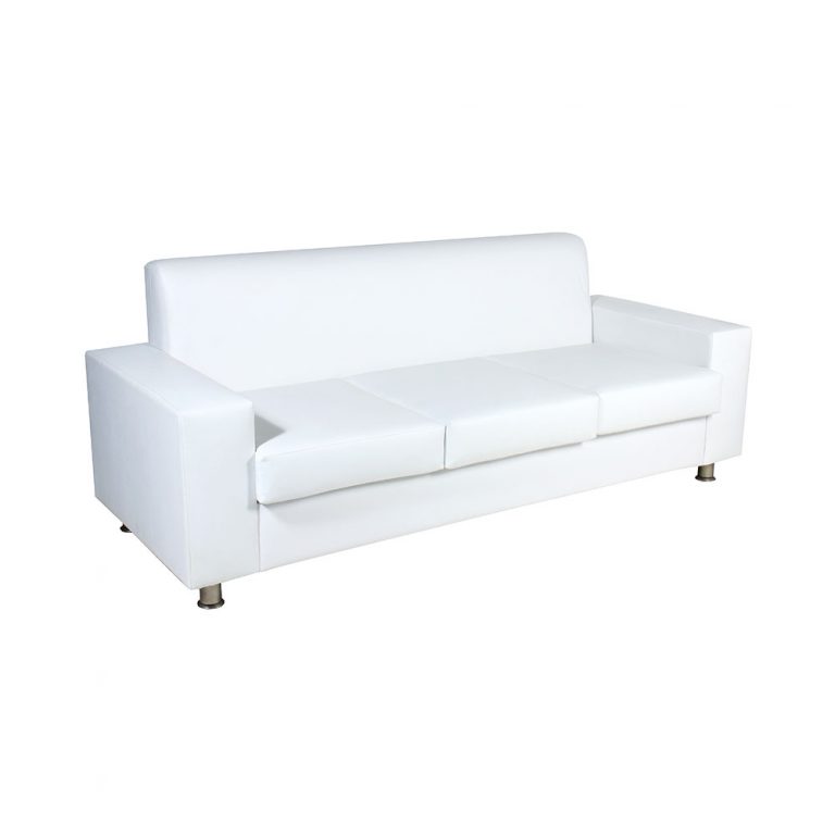 Circular Sofa White Unik Furniture Hire Durban, KwaZuluNatal