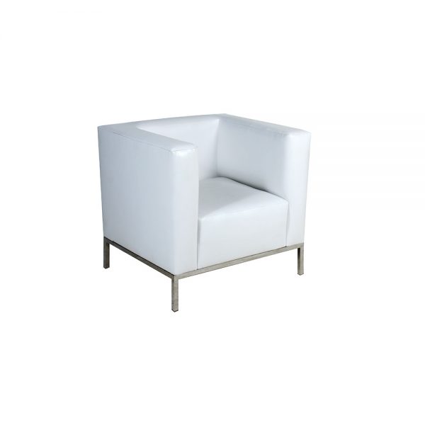 Mirage Single White Unik Furniture Hire Durban, KwaZuluNatal
